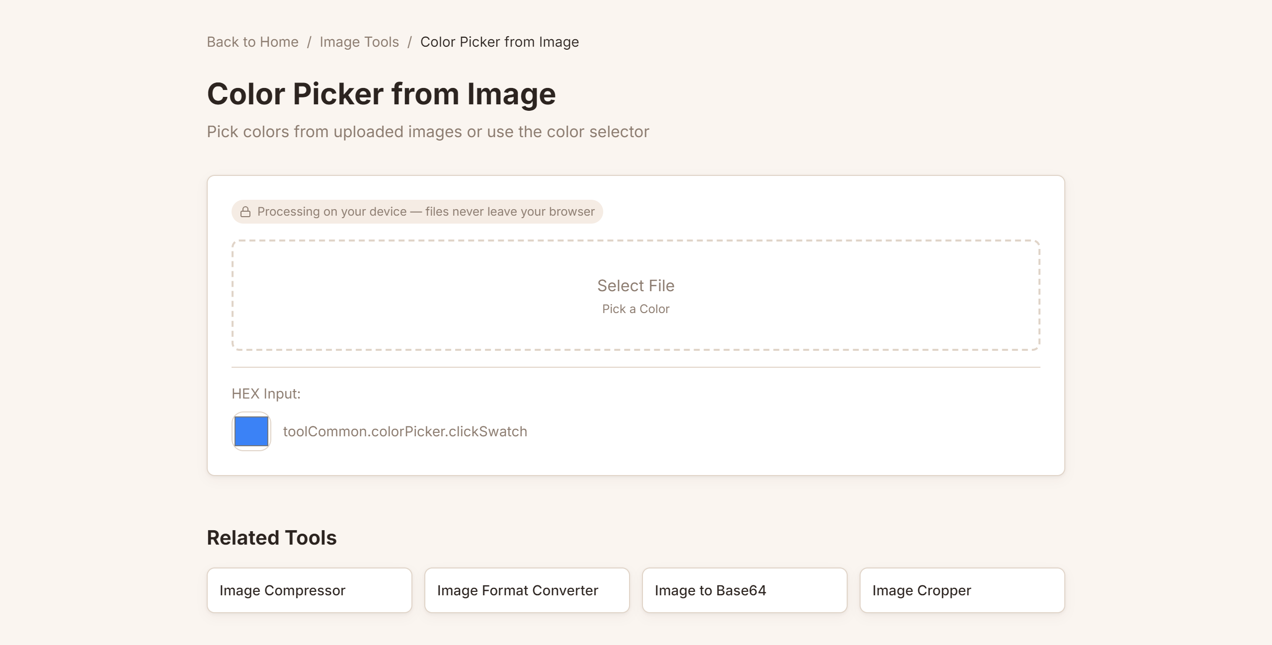 How to Pick Colors Online: A Complete Guide to Color Selection — ToolboxPro screenshot