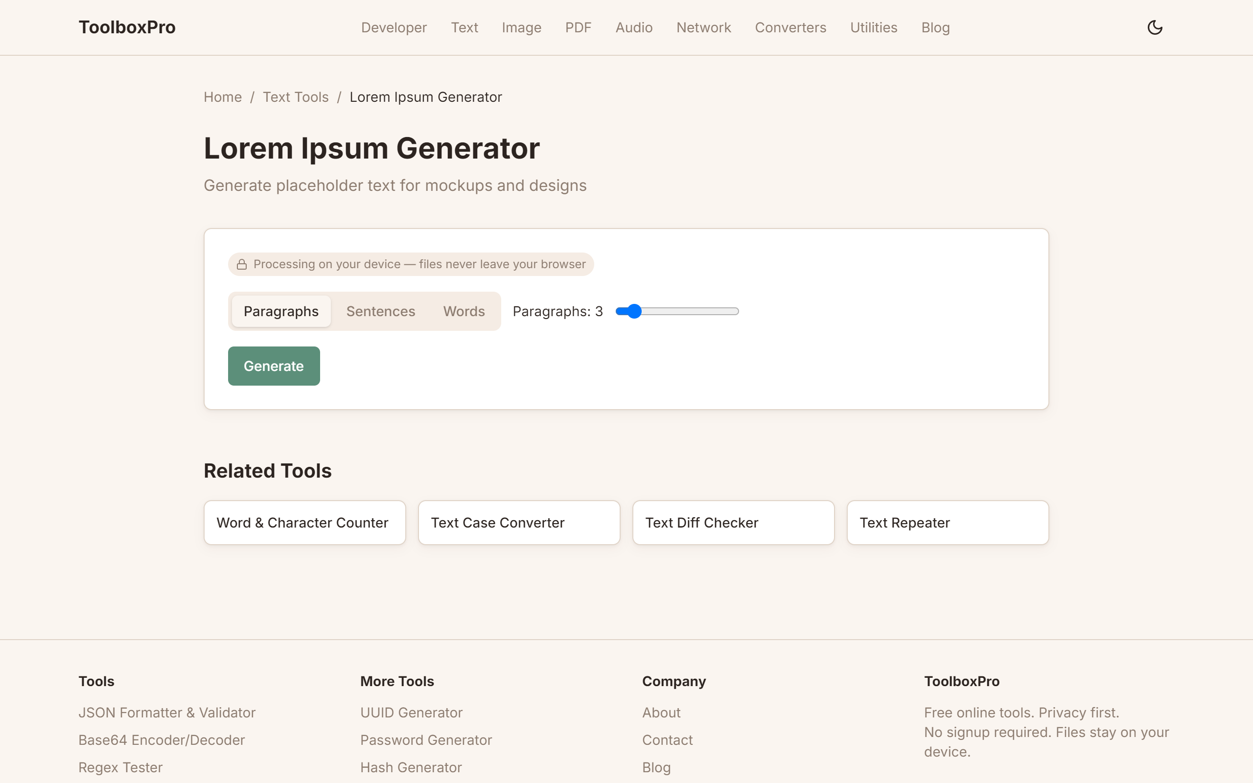 Lorem Ipsum Generator: Free Dummy Text for Design Mockups