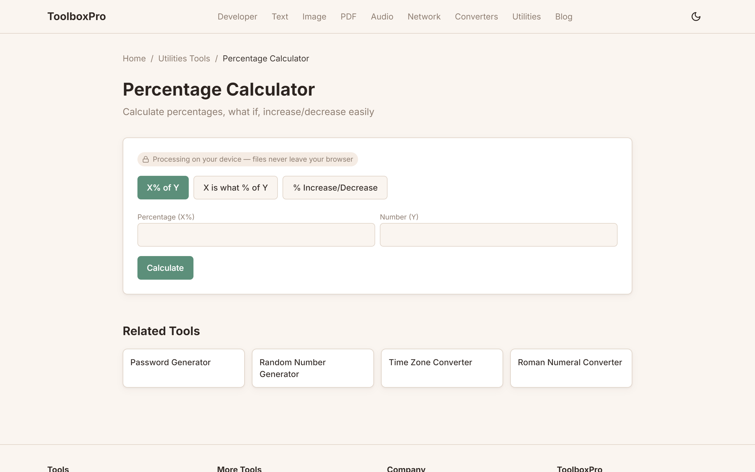 Percentage Calculator: Calculate Percentages Instantly Online