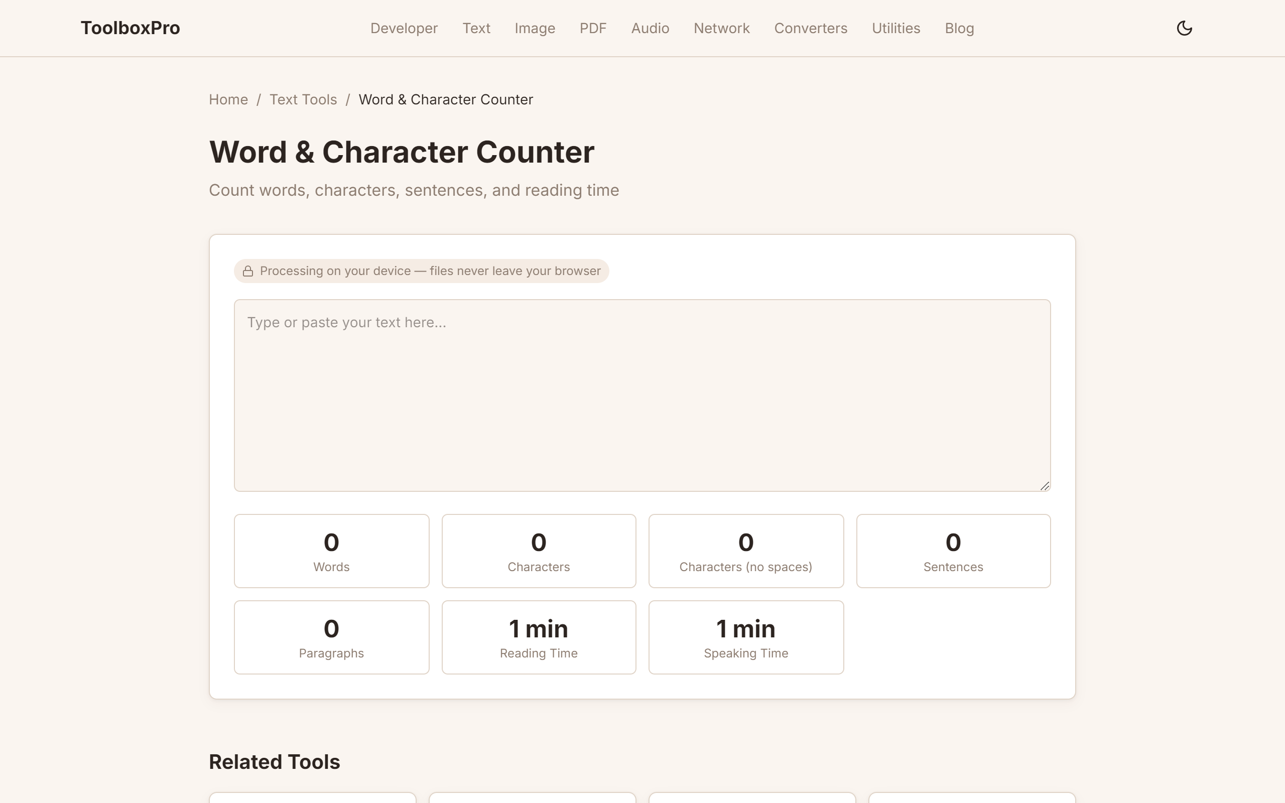 Word Counter — Why Character Count Matters